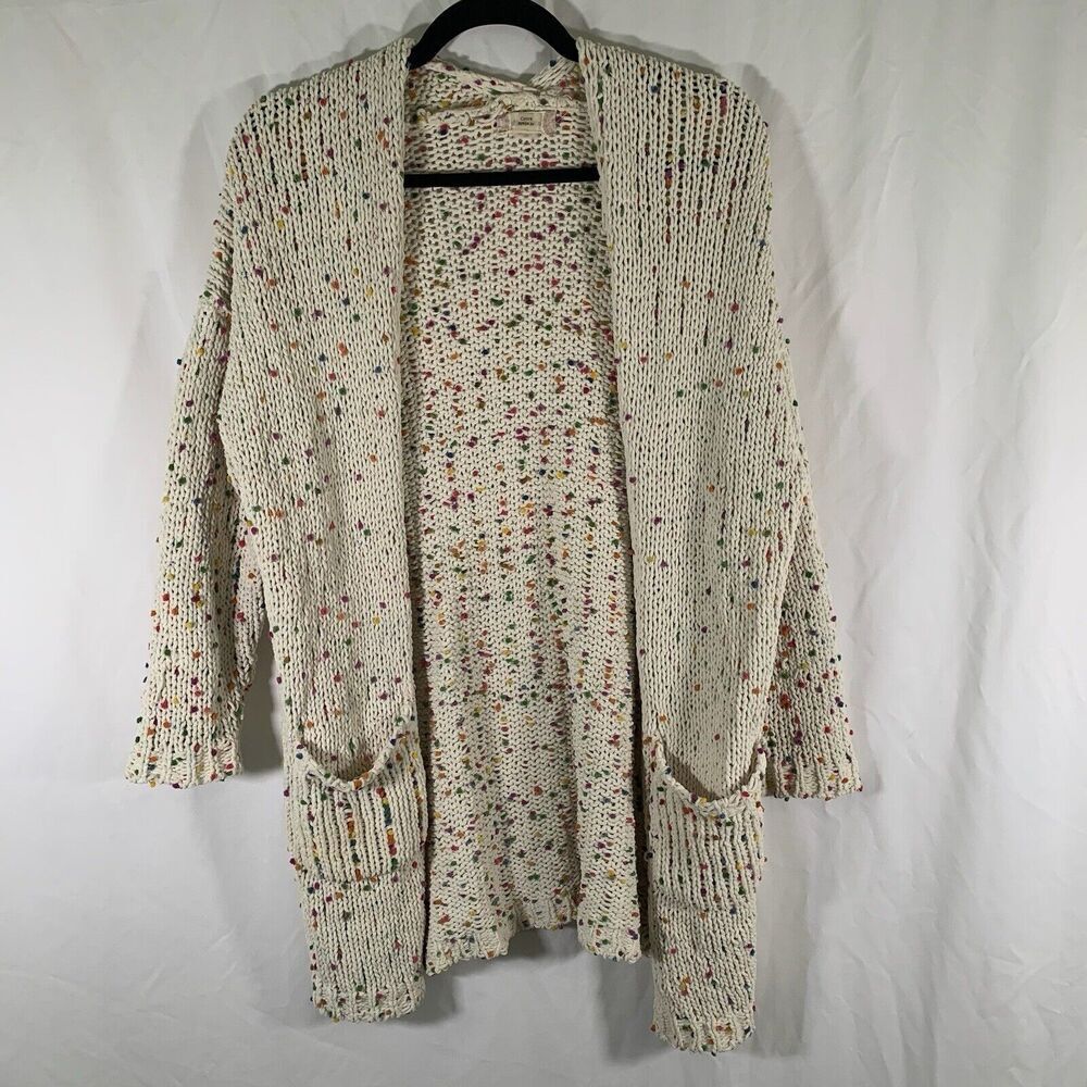 Altar'd State Cardigan Women's XS Open Front Open Knit Pockets Long Sweater